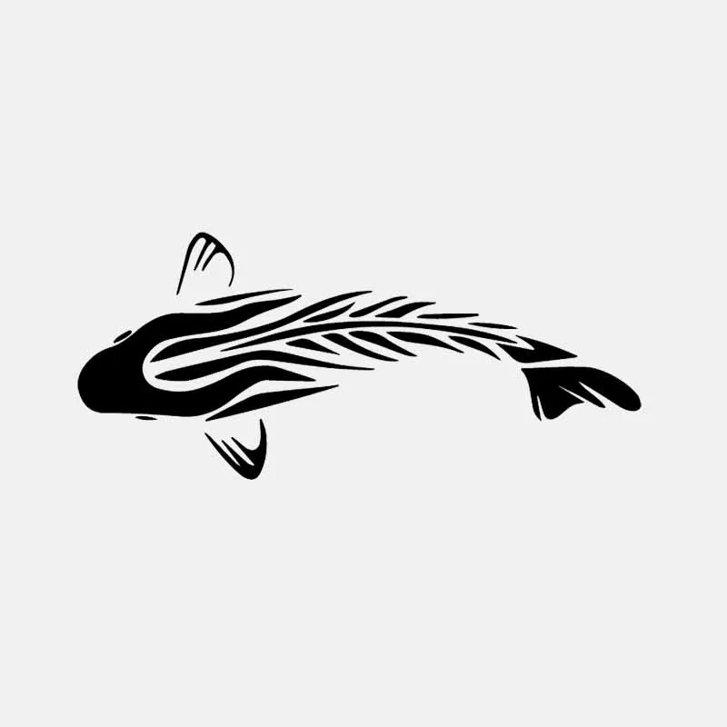 Car Accessories Quotes - Naklejki samochodowe Fun Tribal Carp Fishing