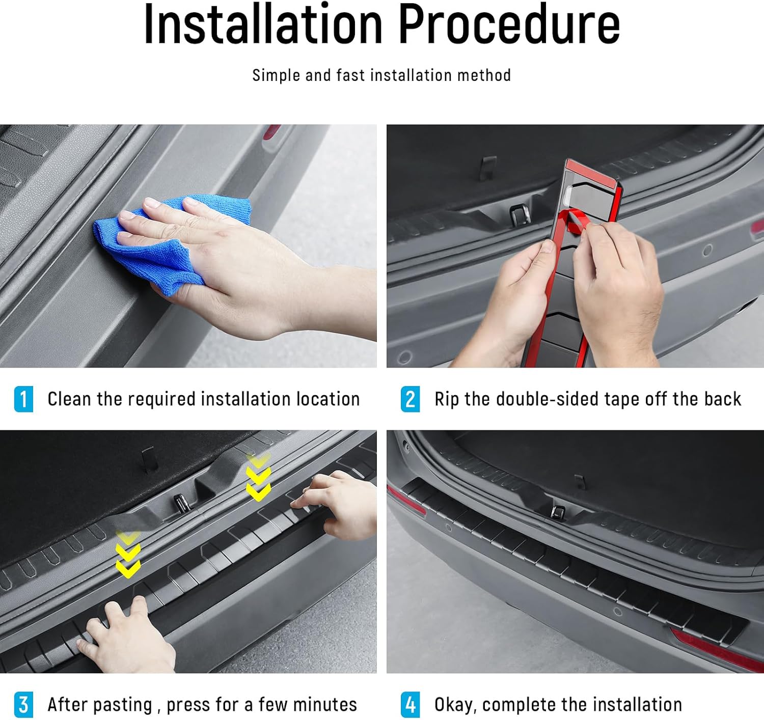 2 SZT. Wewnętrzna i Zewnętrzna – Bumper Guard Protector recenzja i cena