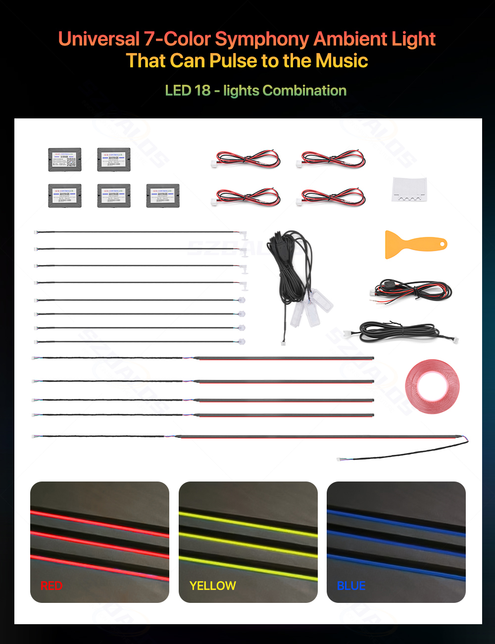 Popularny zestaw oświetlenia a – Led Interior Ambient Light recenzja i cena